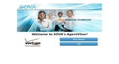 Desktop Screenshot of agentview.sova.com